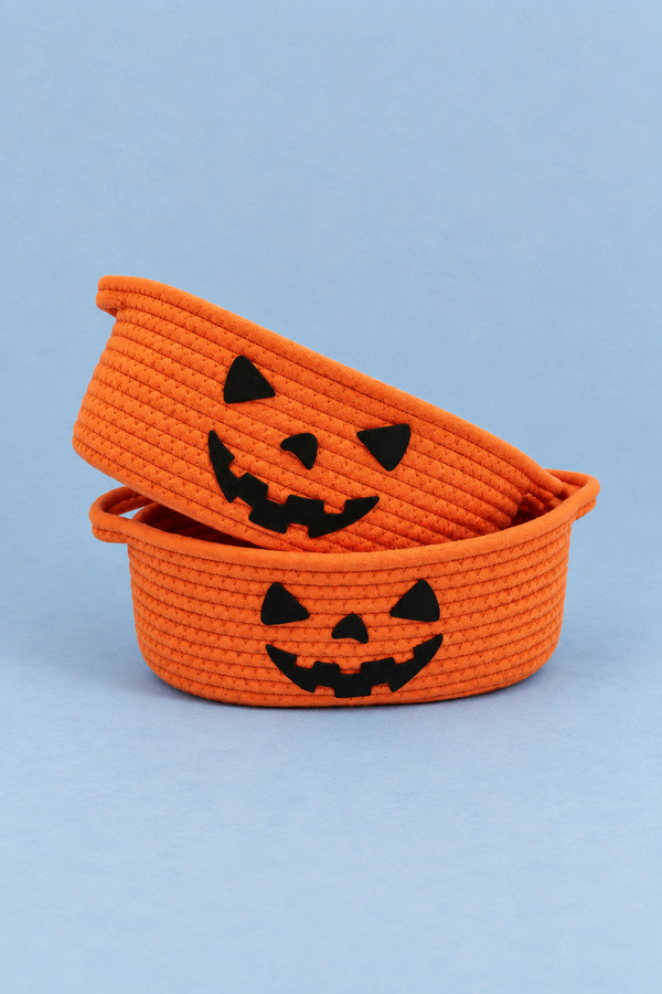Pumpkin Cord Bucket