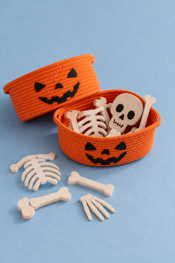 Pumpkin Cord Bucket
