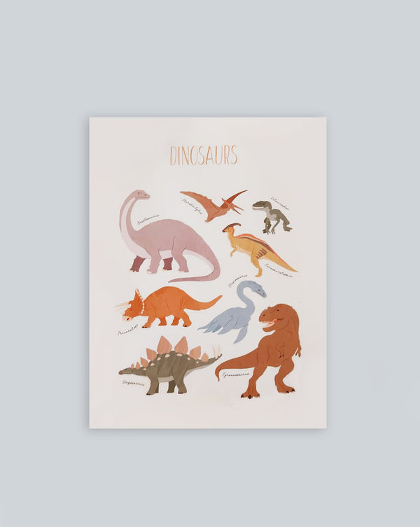 Poster dinosaurios