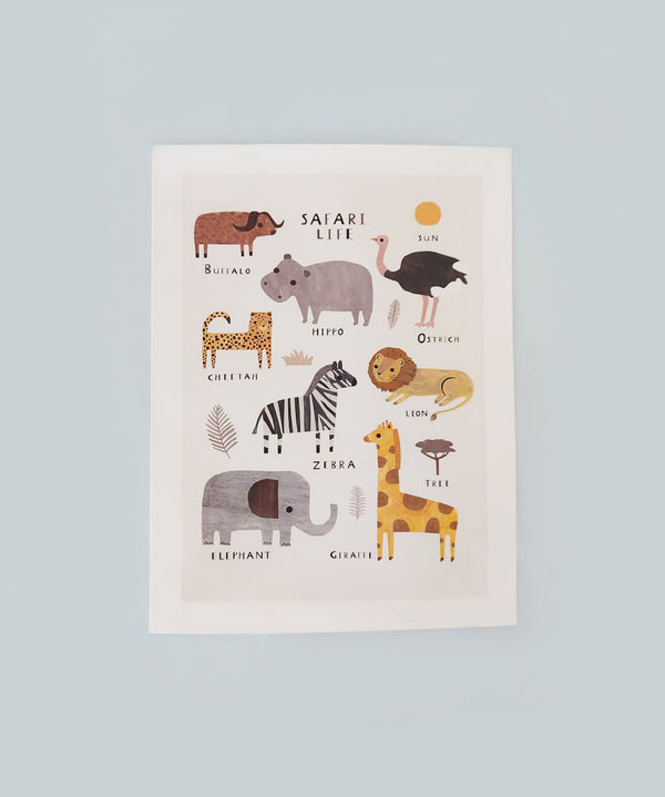 Poster animales Safari