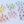 Muestra en resina - Puzzle colores floral